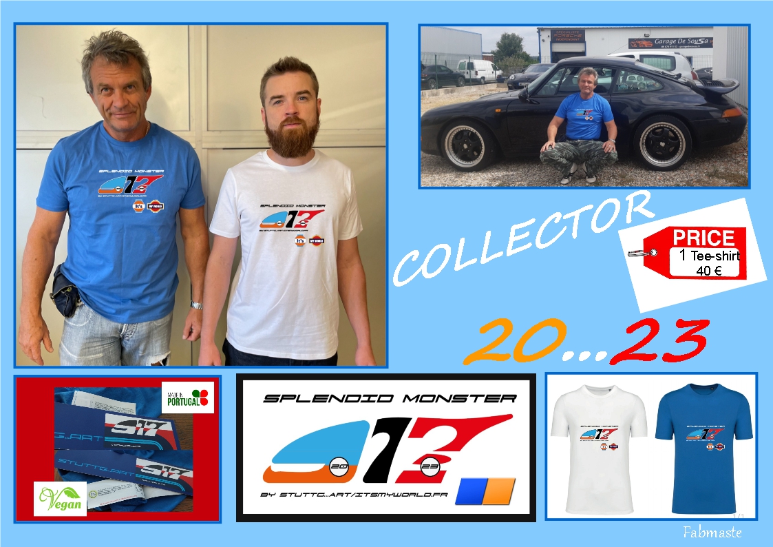 Tee-shirt avec logo Porsche 917 INEDIT/ T-shirt with Porsche 917 INEDIT logo